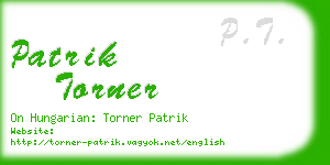 patrik torner business card